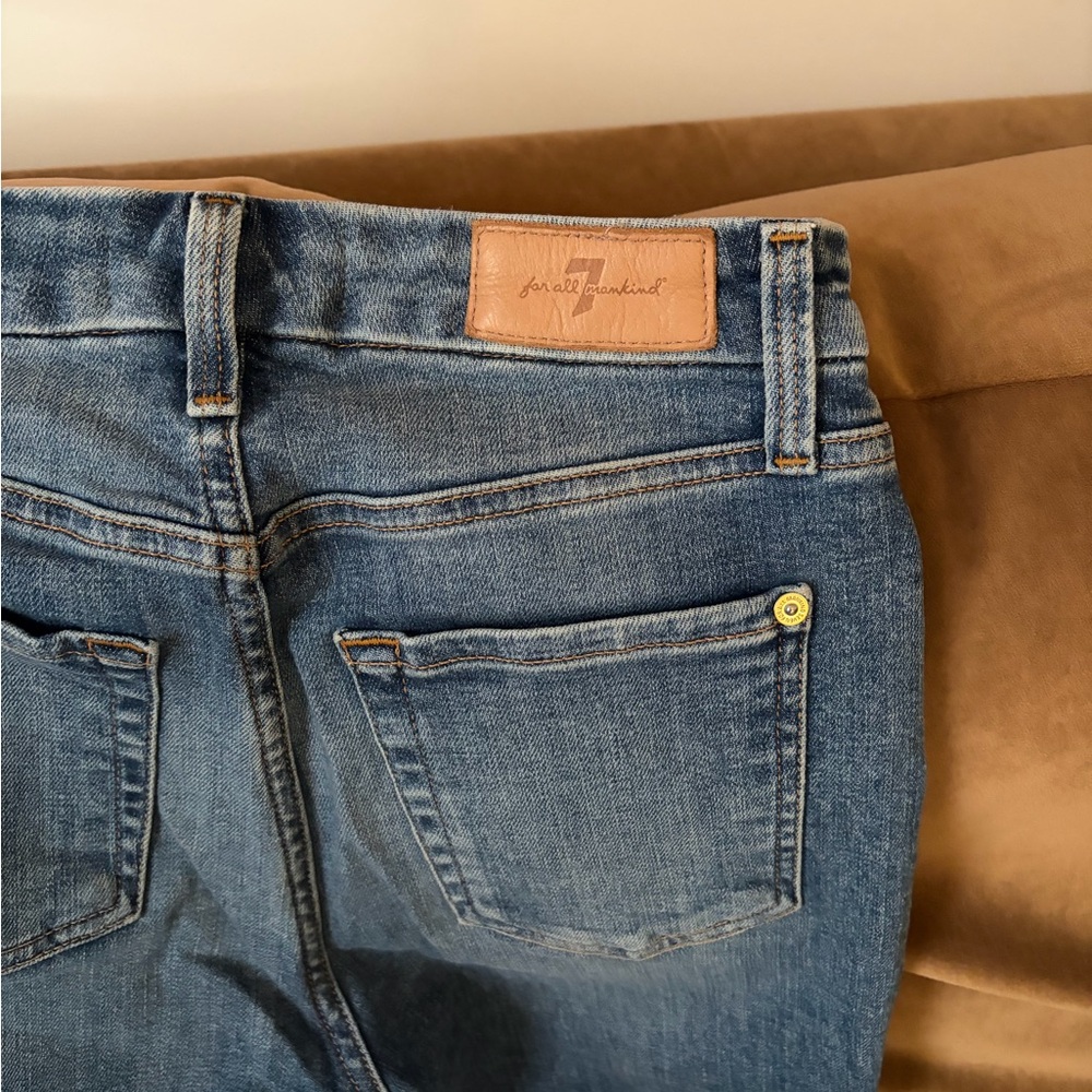 7 For All Mankind Women's Classic Blue Jeans